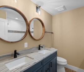 - Bathrooms